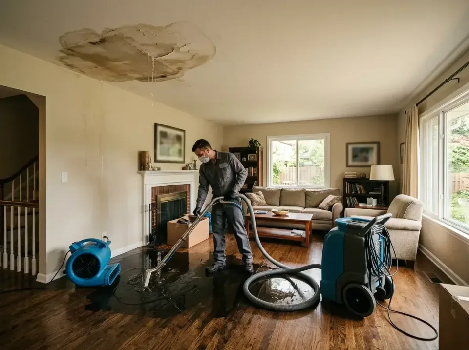 attic-pipe-burst-ceiling-drip-008 — frequently asked questions, Water Damage Restoration & Carpet Care in Riverdale, CA